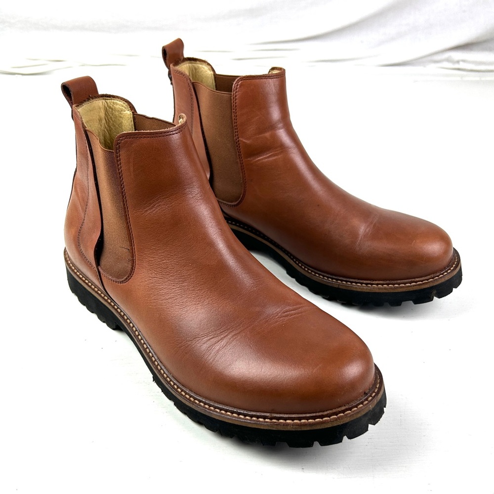 Brown Leather Ankle Boots